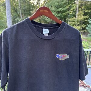 Vintage 90s Hard Rock Cafe T Shirt Las Vegas Casino Black Sz Large Made In USA